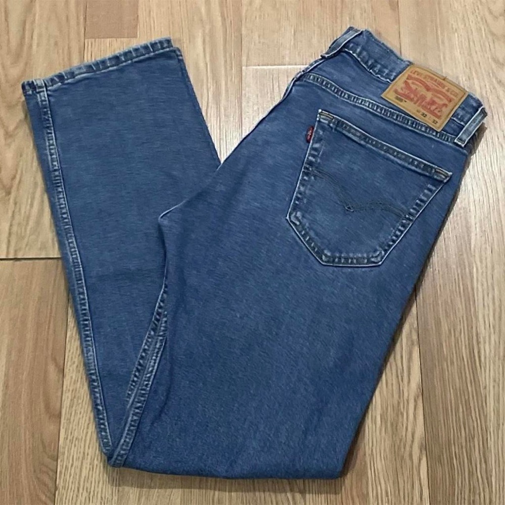 Levi’s 505 Men’s 32x32 (31x30) Straight Fit Jeans Medium Blue Denim Western